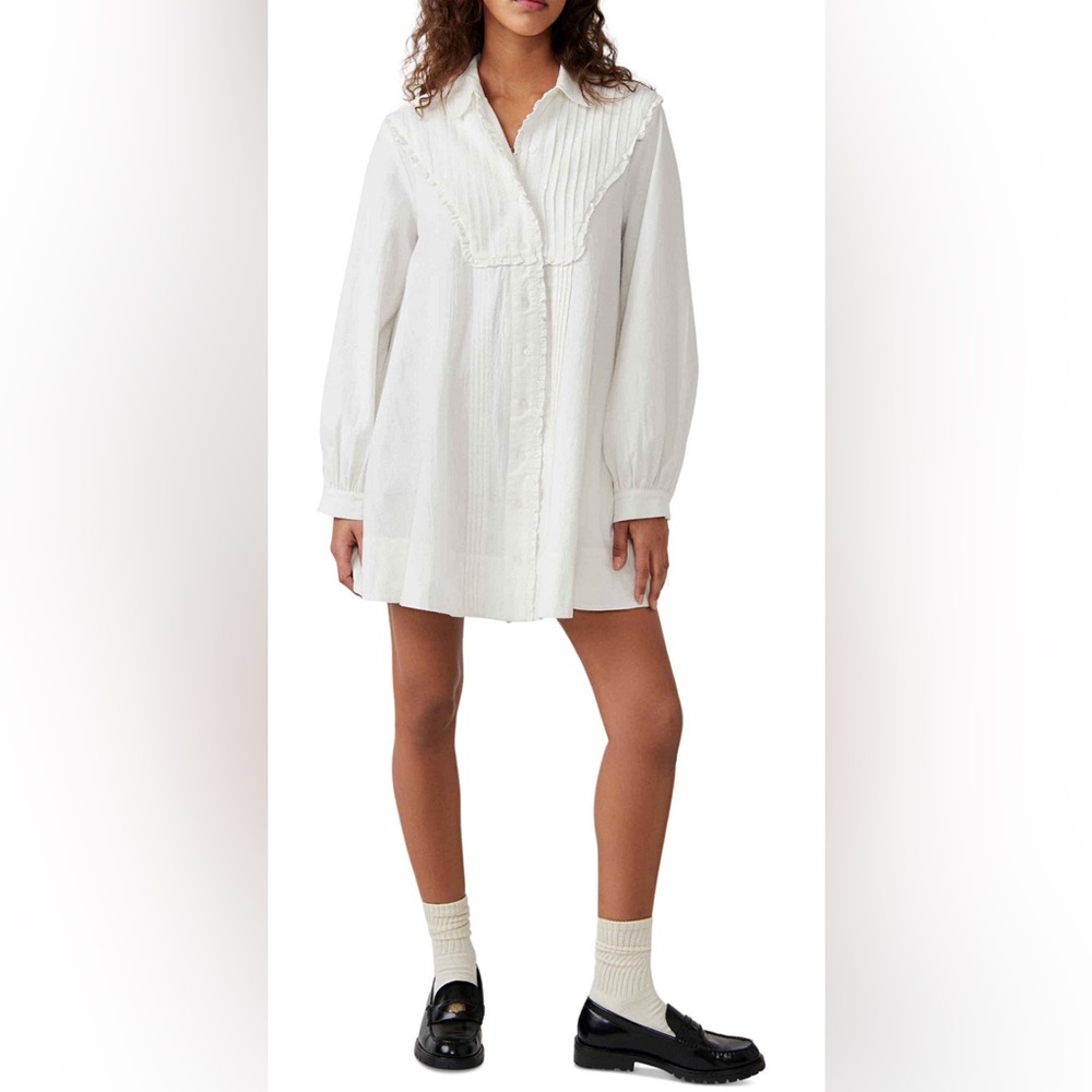 Free People-Women's Mini Shirtdress